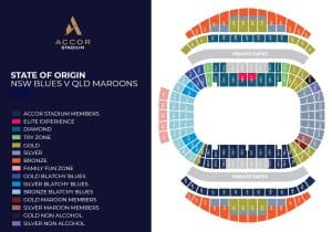 State of Origin 2024 Accor Stadium Seating Plan