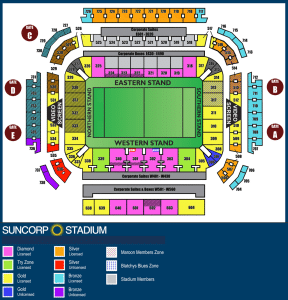 State of Origin 2024 Suncorp Stadium Seating Plan