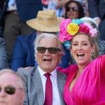 Melbourne Cup Carnival 2024 - Fans celebrating from the grandstands