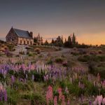 Old Church near Lake Tekapo, New Zealand