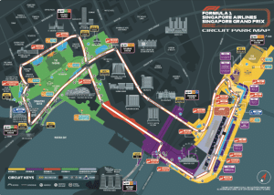 Singapore Grand Prix 2024 Circuit Map - thumb
