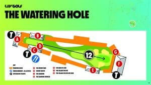 LIV Golf Adelaide 2024 - Watering Hole map