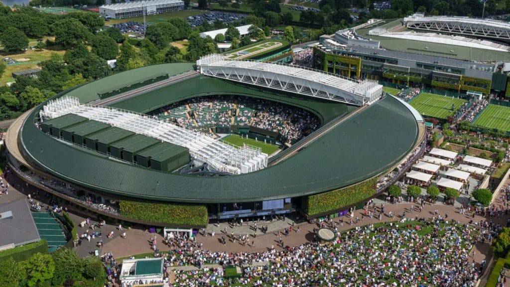 Wimbledon 2024 Gentlemen S Semi Finals Package Book Now   Aerial View Of The Courts And Crowds At AELTC Wimbledon 1024x576 