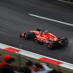 Ferrari Formula 1 car with sparks