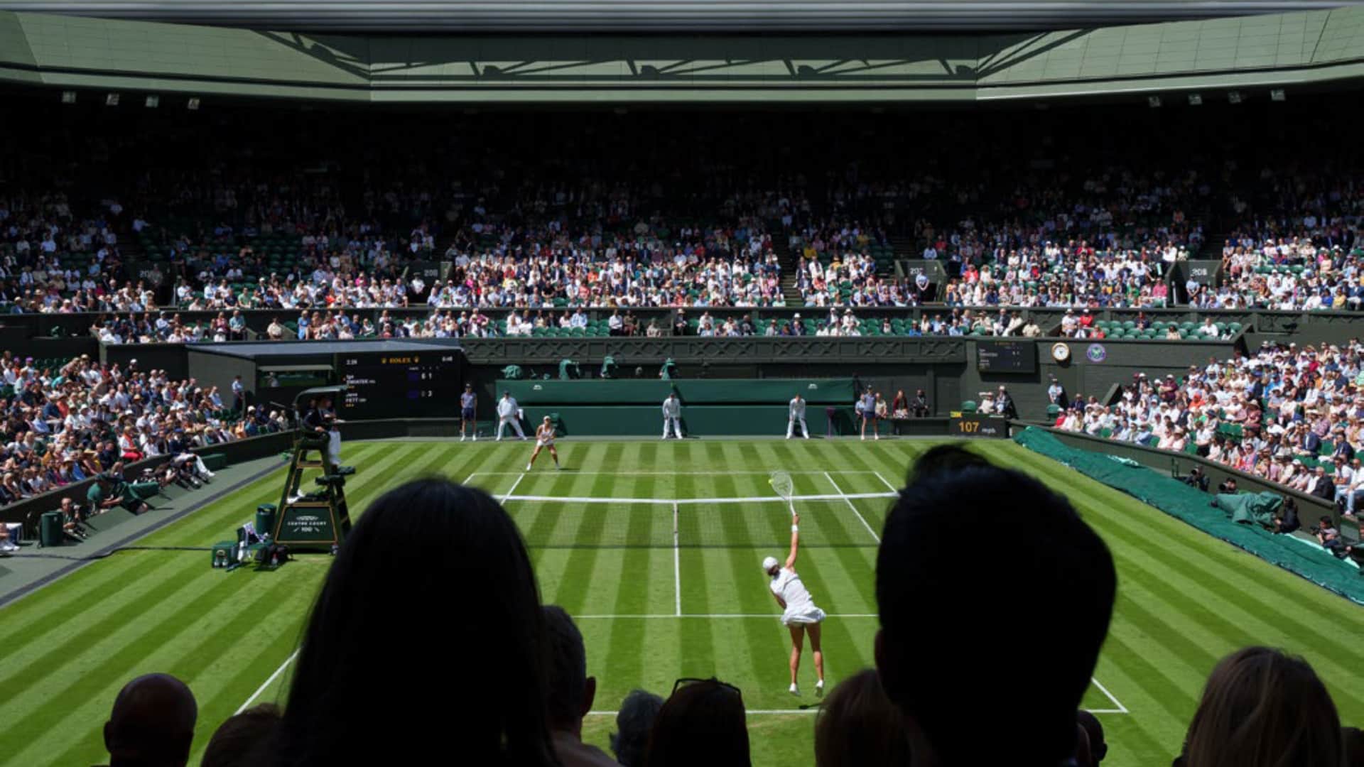 Wimbledon 2024 Wednesday Quarter Finals Package Book Now   View Of Centre Court At AELTC Wimbledon 