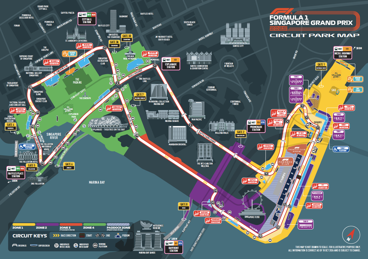 F1® Singapore Grand Prix 2025 Packages & Tickets Book Now