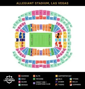 Rugby League Las Vegas 2027 – Allegiant Stadium Seating Map — Events Travel