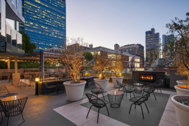 Sheraton Melbourne Hotel outdoor patio