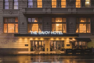 The Savoy Hotel on Little Collins Melbourne - exterior