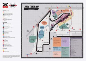 2024 Vailo Adelaide 500 - Adelaide Street Circuit Map