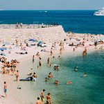 Beach, Antibes, France