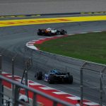 F1 cars at Circuit de Barcelona-Catalunya, Barcelona, Spain