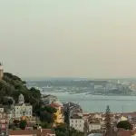 Lisbon city view at dusk — Events Travel