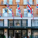 Union flags over Mayfair, London — Events Travel