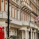 London street with red telephone box — Events Travel